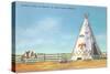 Jerome's Tepee, Grand Island, Nebraska-null-Stretched Canvas