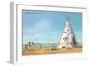 Jerome's Tepee, Grand Island, Nebraska-null-Framed Art Print