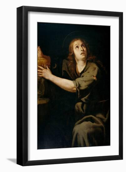 Jerónimo Jacinto Espinosa / 'Mary Magdalene', 1640-1660, Spanish School, Oil on canvas, 112 cm x...-Jeronimo Jacinto Espinosa-Framed Premium Giclee Print