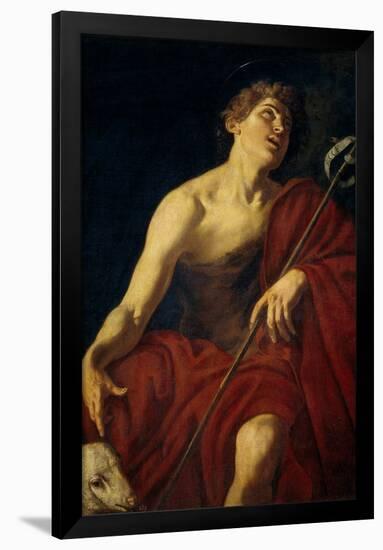 Jerónimo Jacinto Espinosa / 'Saint John the Baptist', ca. 1645, Spanish School, Oil on canvas, ...-Jeronimo Jacinto Espinosa-Framed Poster