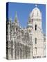 Jeronimos Monastery, Hieronymites Monastery, in Belem. Lisbon, capital of Portugal.-Martin Zwick-Stretched Canvas