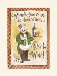 Drink Wine-Jerrianne VanDyk-Mounted Art Print