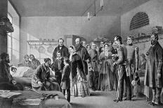 Queen Victoria's First Visit to Her Wounded Soldiers-Jerry Barrett-Giclee Print