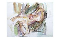 Reclining Woman-Jerry Brody-Art Print