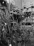 Cables on Early Computer-Jerry Cooke-Photographic Print
