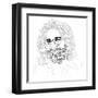 Jerry Garcia-Logan Huxley-Framed Art Print