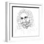 Jerry Garcia-Logan Huxley-Framed Art Print