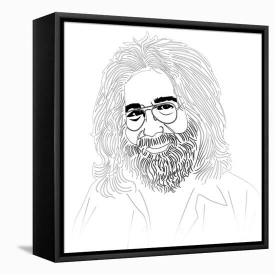 Jerry Garcia-Logan Huxley-Framed Stretched Canvas