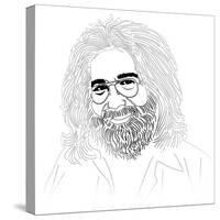 Jerry Garcia-Logan Huxley-Stretched Canvas