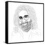 Jerry Garcia-Logan Huxley-Framed Stretched Canvas