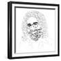 Jerry Garcia-Logan Huxley-Framed Art Print