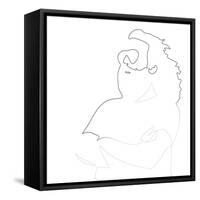 Jerry Garcia-Logan Huxley-Framed Stretched Canvas