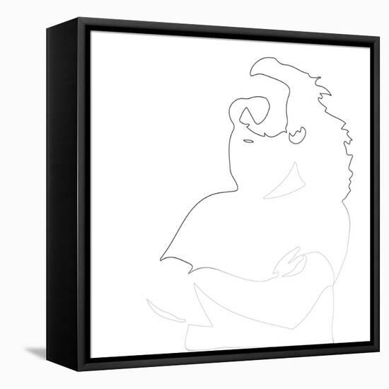 Jerry Garcia-Logan Huxley-Framed Stretched Canvas