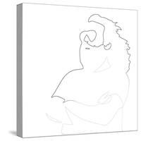 Jerry Garcia-Logan Huxley-Stretched Canvas