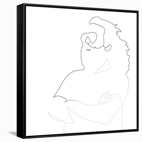 Jerry Garcia-Logan Huxley-Framed Stretched Canvas