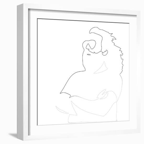 Jerry Garcia-Logan Huxley-Framed Art Print