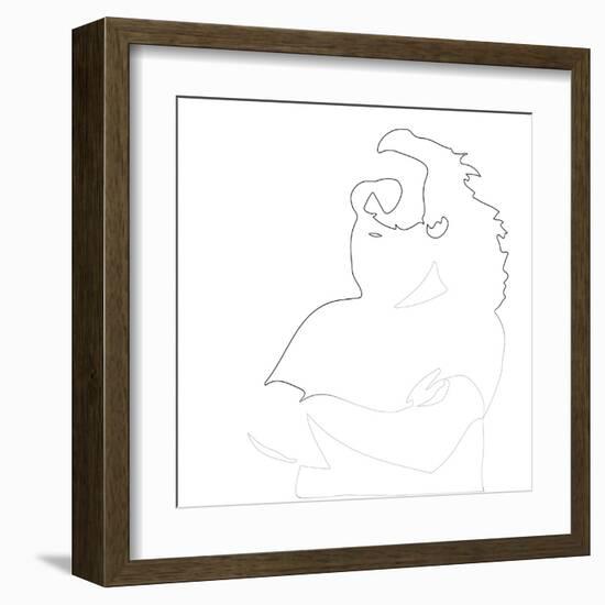 Jerry Garcia-Logan Huxley-Framed Art Print