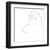 Jerry Garcia-Logan Huxley-Framed Art Print