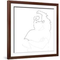 Jerry Garcia-Logan Huxley-Framed Art Print