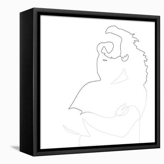 Jerry Garcia-Logan Huxley-Framed Stretched Canvas