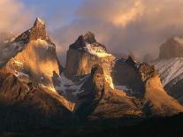 The Horns at Sunrise, Torres del Paine National Park, Patagonia, Chile-Jerry Ginsberg-Photographic Print