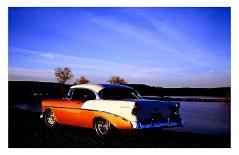 1956 Chevy Bel Air-Jerry Koontz-Framed Giclee Print