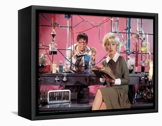 Jerry Lewis; Stella Stevens. "The Nutty Professor" [1963], Directed by Jerry Lewis.-null-Framed Stretched Canvas