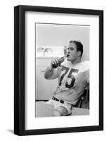 Jerry Mays of Kansas City Chiefs During Halftime, Superbowl I, Los Angeles, CA, January 15, 1967-Bill Ray-Framed Photographic Print