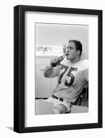 Jerry Mays of Kansas City Chiefs During Halftime, Superbowl I, Los Angeles, CA, January 15, 1967-Bill Ray-Framed Photographic Print