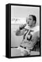 Jerry Mays of Kansas City Chiefs During Halftime, Superbowl I, Los Angeles, CA, January 15, 1967-Bill Ray-Framed Stretched Canvas