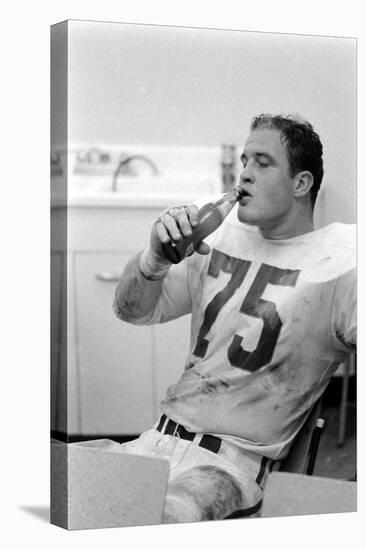 Jerry Mays of Kansas City Chiefs During Halftime, Superbowl I, Los Angeles, CA, January 15, 1967-Bill Ray-Stretched Canvas