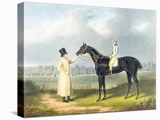 Jerry, the Winner of the Great St Leger at Doncaster, 1824-John Frederick Herring Snr-Stretched Canvas