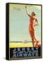 Jersey Airways Great Britain-null-Framed Stretched Canvas