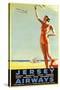 Jersey Airways Great Britain-null-Stretched Canvas