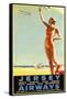 Jersey Airways Great Britain-null-Framed Stretched Canvas