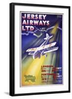 Jersey Airways LTD-null-Framed Art Print