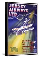 Jersey Airways LTD-null-Framed Stretched Canvas