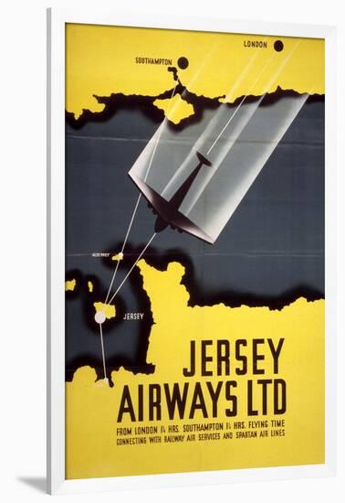 Jersey Airways LTD-null-Framed Art Print