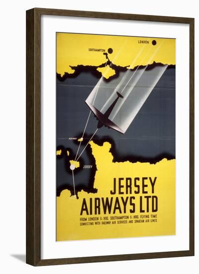 Jersey Airways LTD-null-Framed Art Print