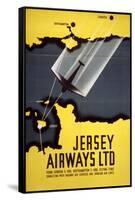 Jersey Airways LTD-null-Framed Stretched Canvas