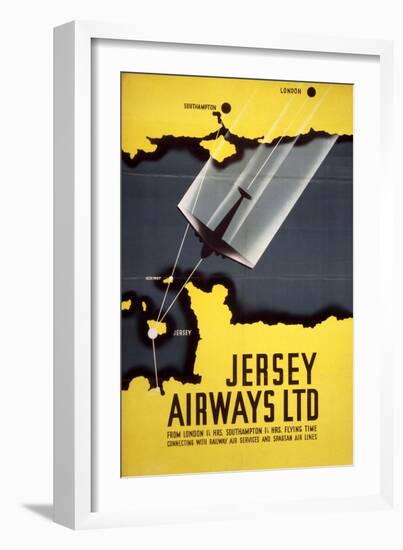 Jersey Airways LTD-null-Framed Art Print