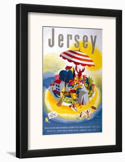 Jersey, BR, c.1948-1965-E. Lander-Framed Art Print