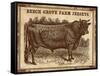 Jersey Bull-null-Framed Stretched Canvas