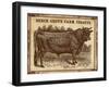 Jersey Bull-null-Framed Giclee Print