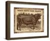 Jersey Bull-null-Framed Giclee Print