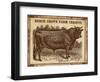 Jersey Bull-null-Framed Giclee Print