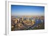 Jersey City and Lower Manhattan, New York City, New York, USA-Jon Arnold-Framed Photographic Print