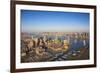 Jersey City and Lower Manhattan, New York City, New York, USA-Jon Arnold-Framed Photographic Print