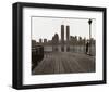 Jersey City Boardwalk-George Forss-Framed Art Print