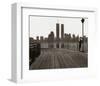 Jersey City Boardwalk-George Forss-Framed Art Print